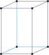 Tetragonal simple lattice